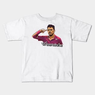 Wawrinka Stan - Tennis Champion Kids T-Shirt